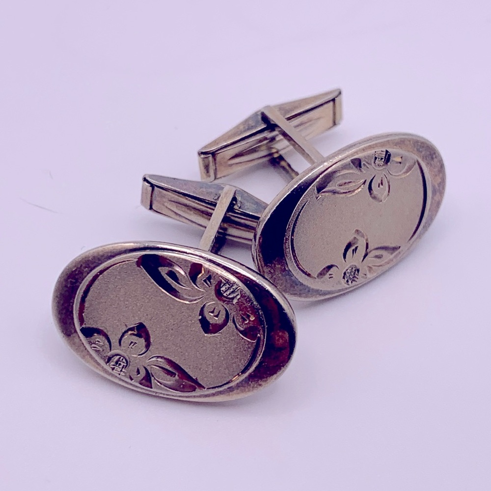 💝 Vintage SMIBO Sterling Silver Cufflinks